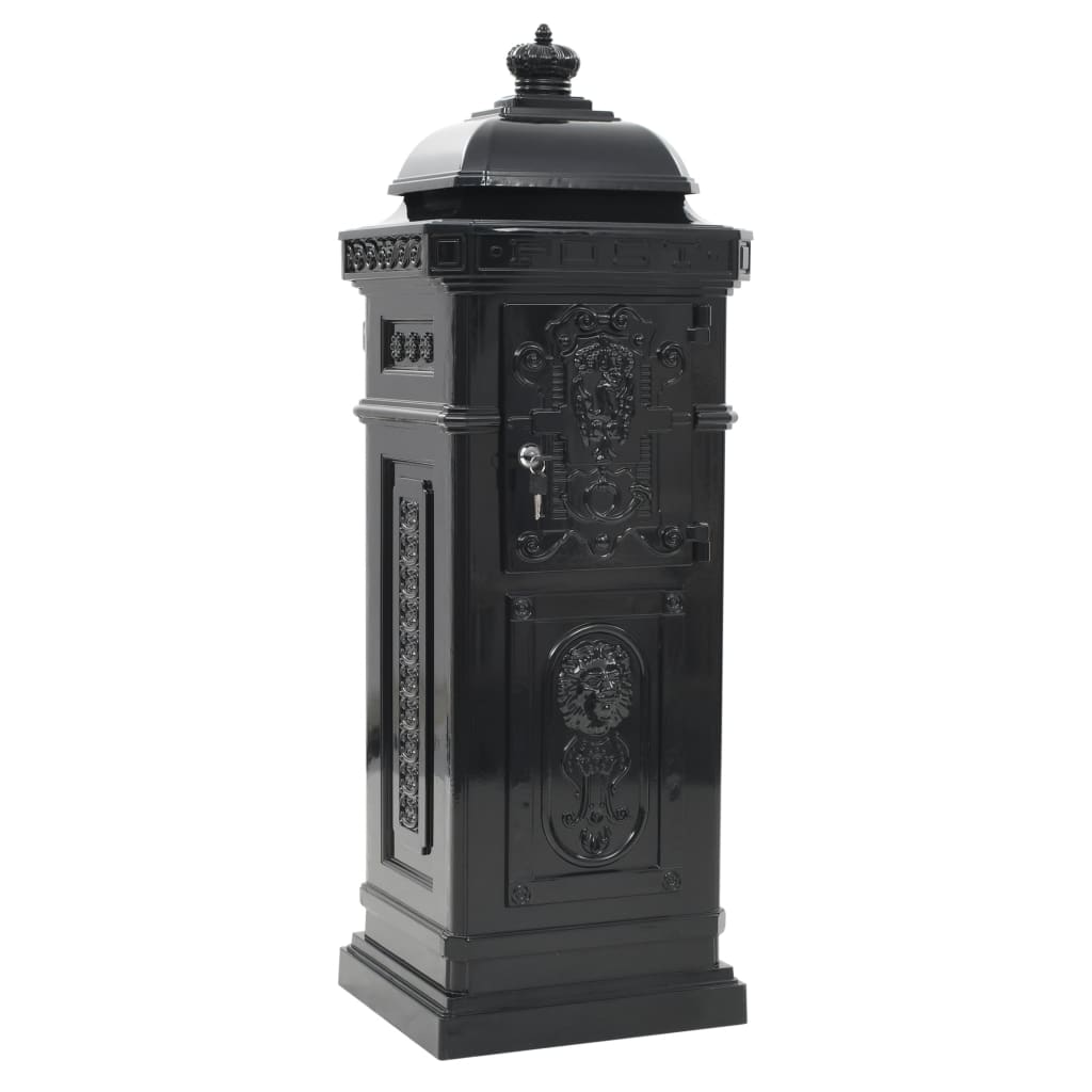 Pilaar Brievenbus Vintage Stijl Roestbestendig Aluminium