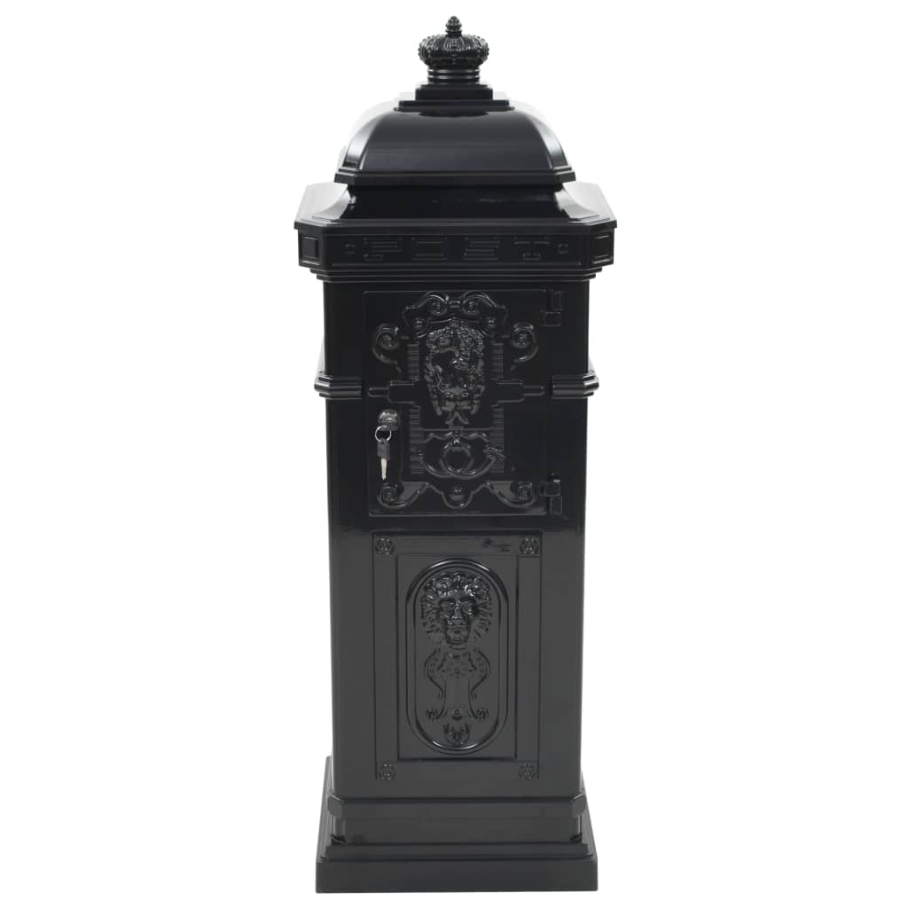 Pilaar Brievenbus Vintage Stijl Roestbestendig Aluminium