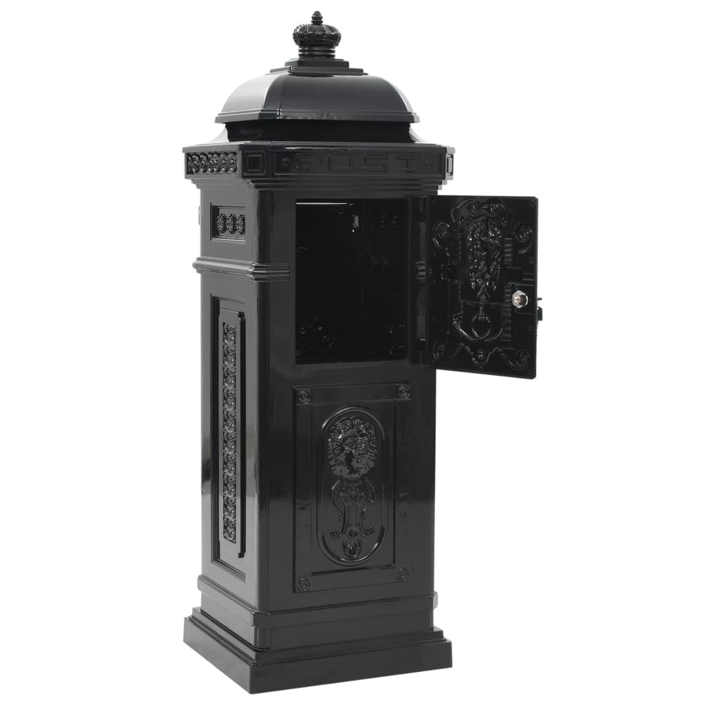 Pilaar Brievenbus Vintage Stijl Roestbestendig Aluminium