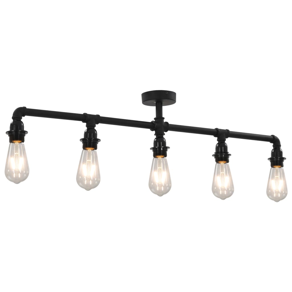 Plafondlamp 3Xe27 Zwart