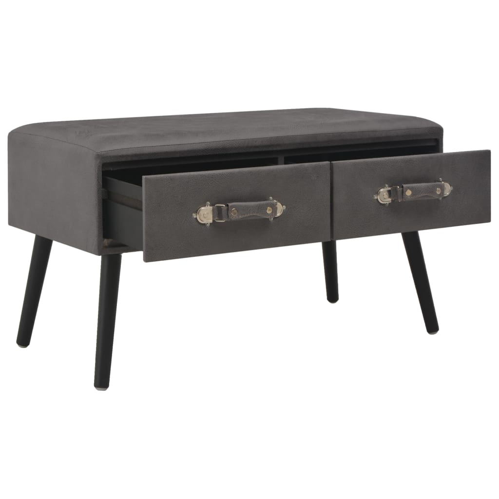Bank Met Lades 80 Cm Kunstleer