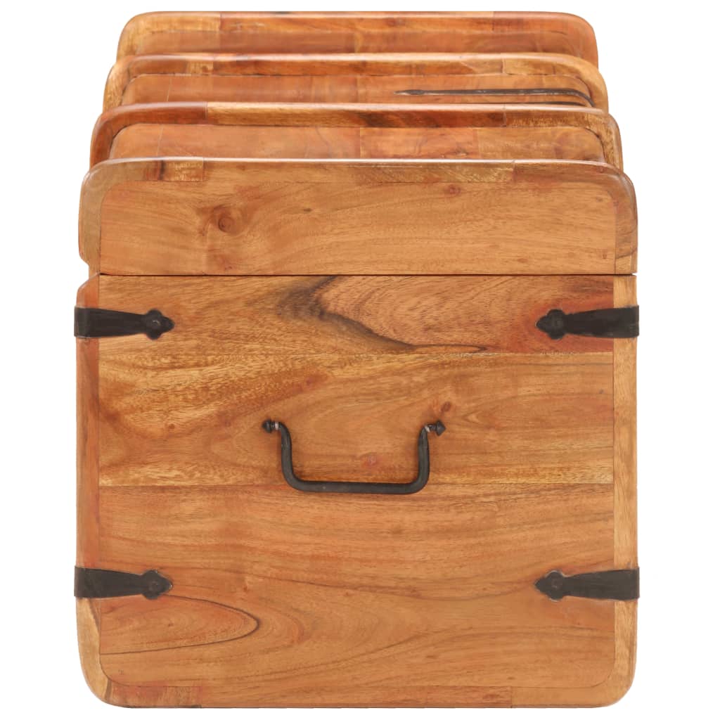 Opbergkist 90X40X40 Cm Massief Acaciahout