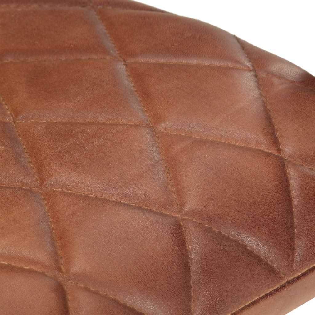 Eetkamerstoelen Echt Leer Bruin