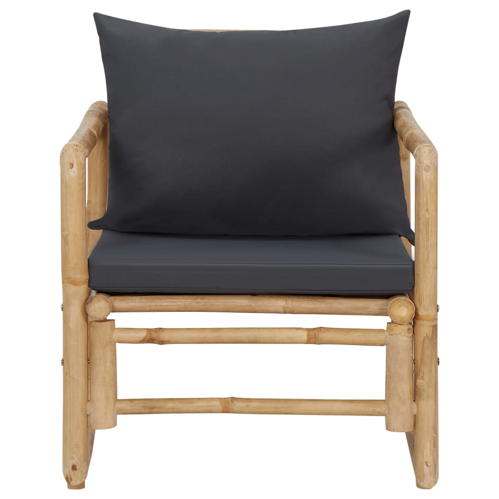 Loungeset Met Kussens Bamboe