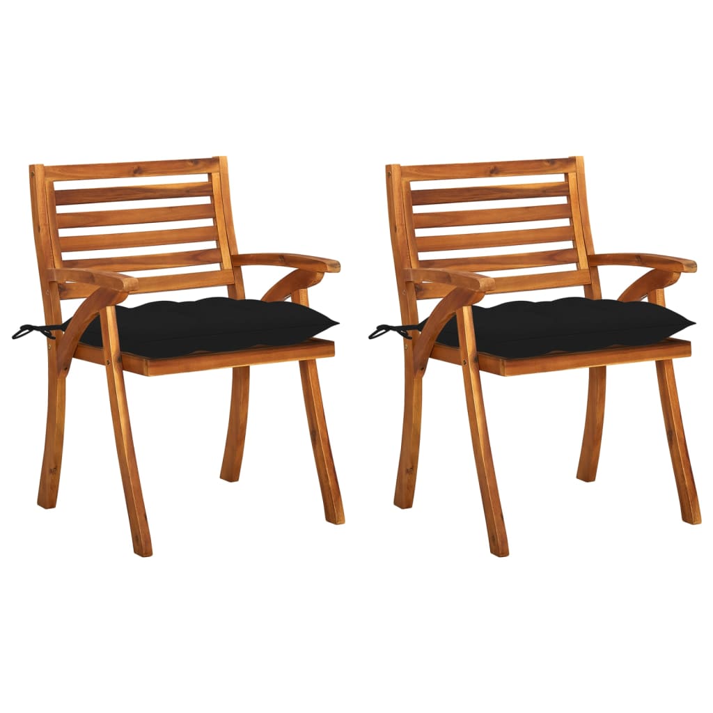 Tuinstoelen Met Kussens Massief Acaciahout