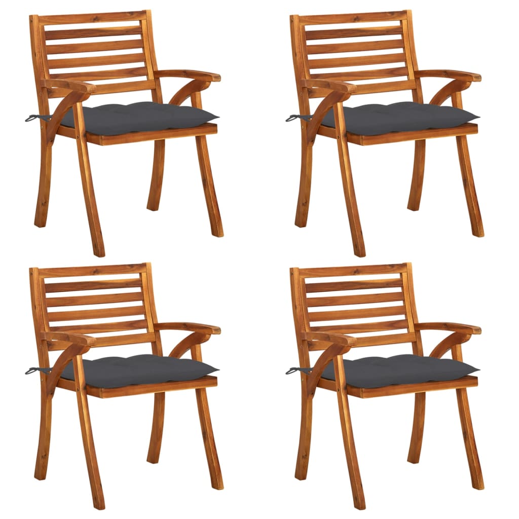 Tuinstoelen Met Kussens Massief Acaciahout