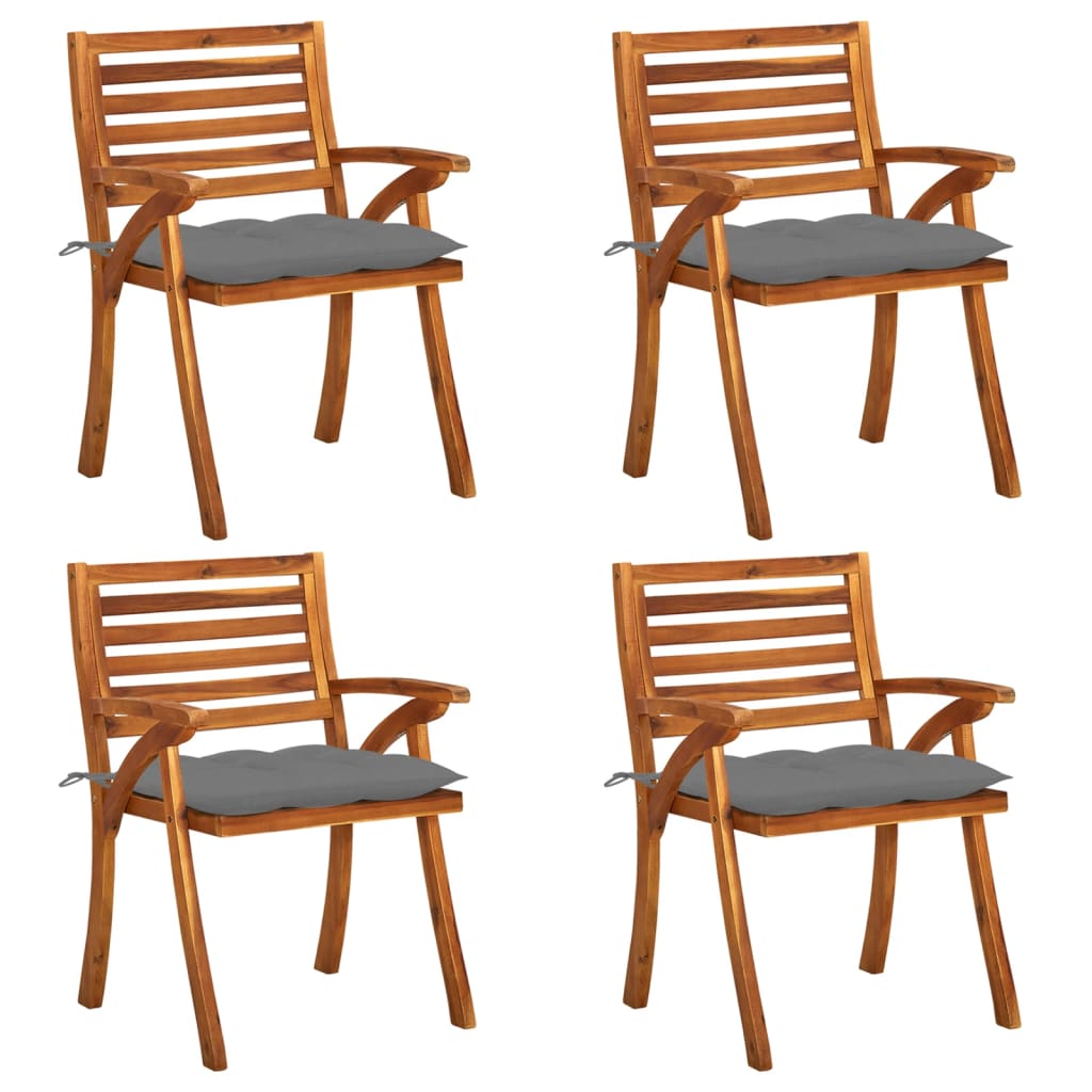 Tuinstoelen Met Kussens Massief Acaciahout