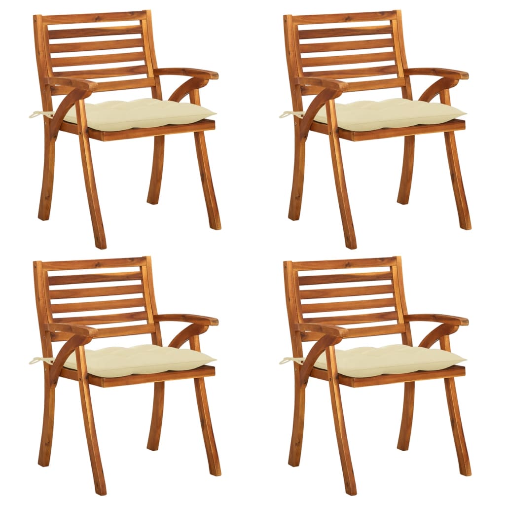 Tuinstoelen Met Kussens Massief Acaciahout