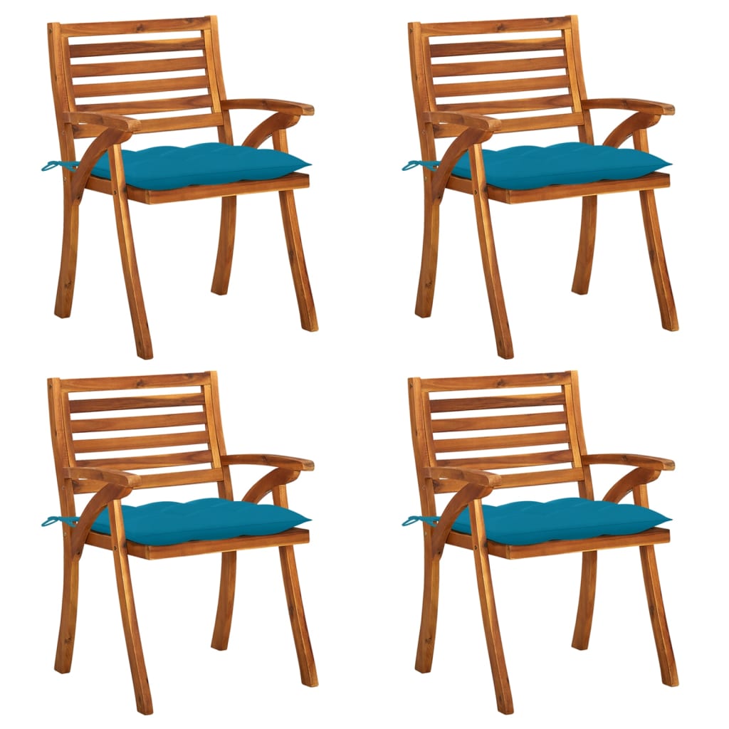 Tuinstoelen Met Kussens Massief Acaciahout