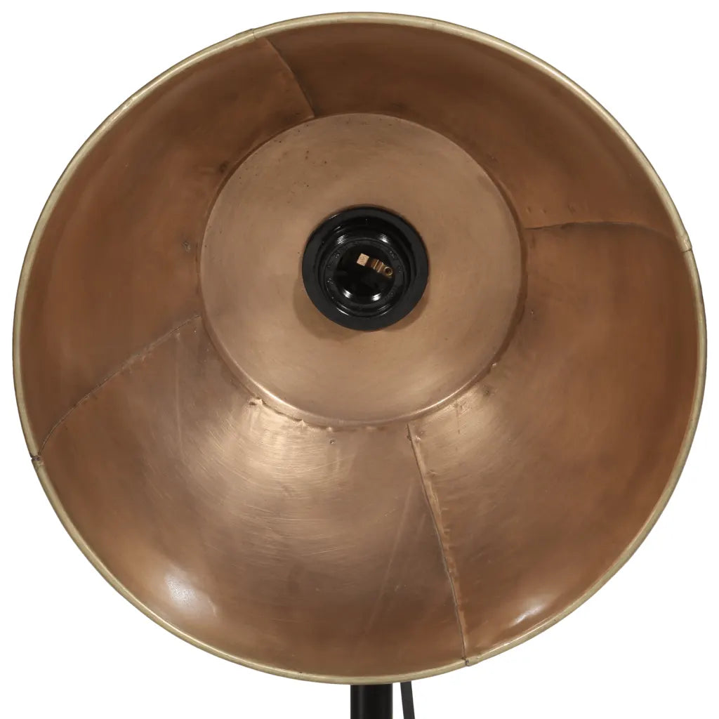 Verstelbare Vloerlamp Mangohout en IJzer – 75x75x90-150 cm