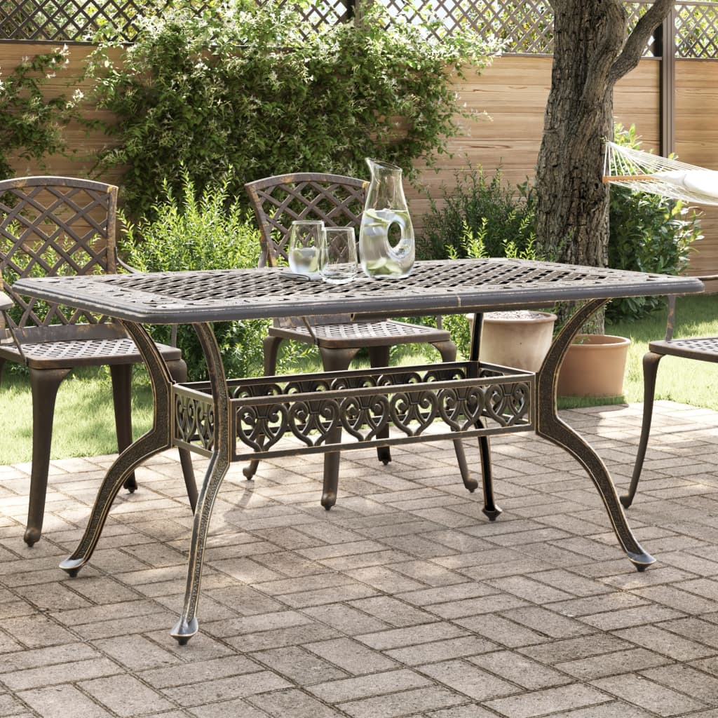 Tuintafel 150X90X72 Cm Gietaluminium