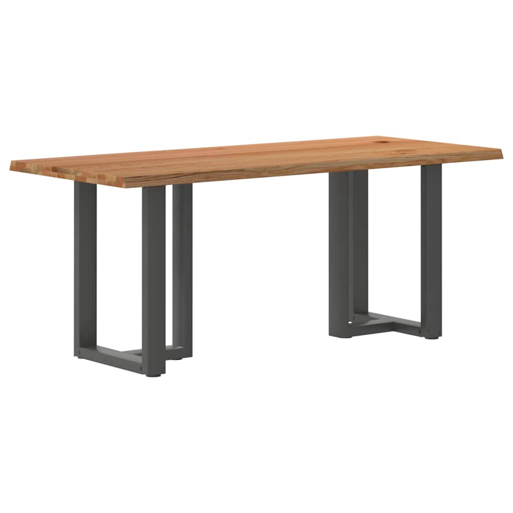 Eettafel Met Natuurlijke Rand Massief Eikenhout