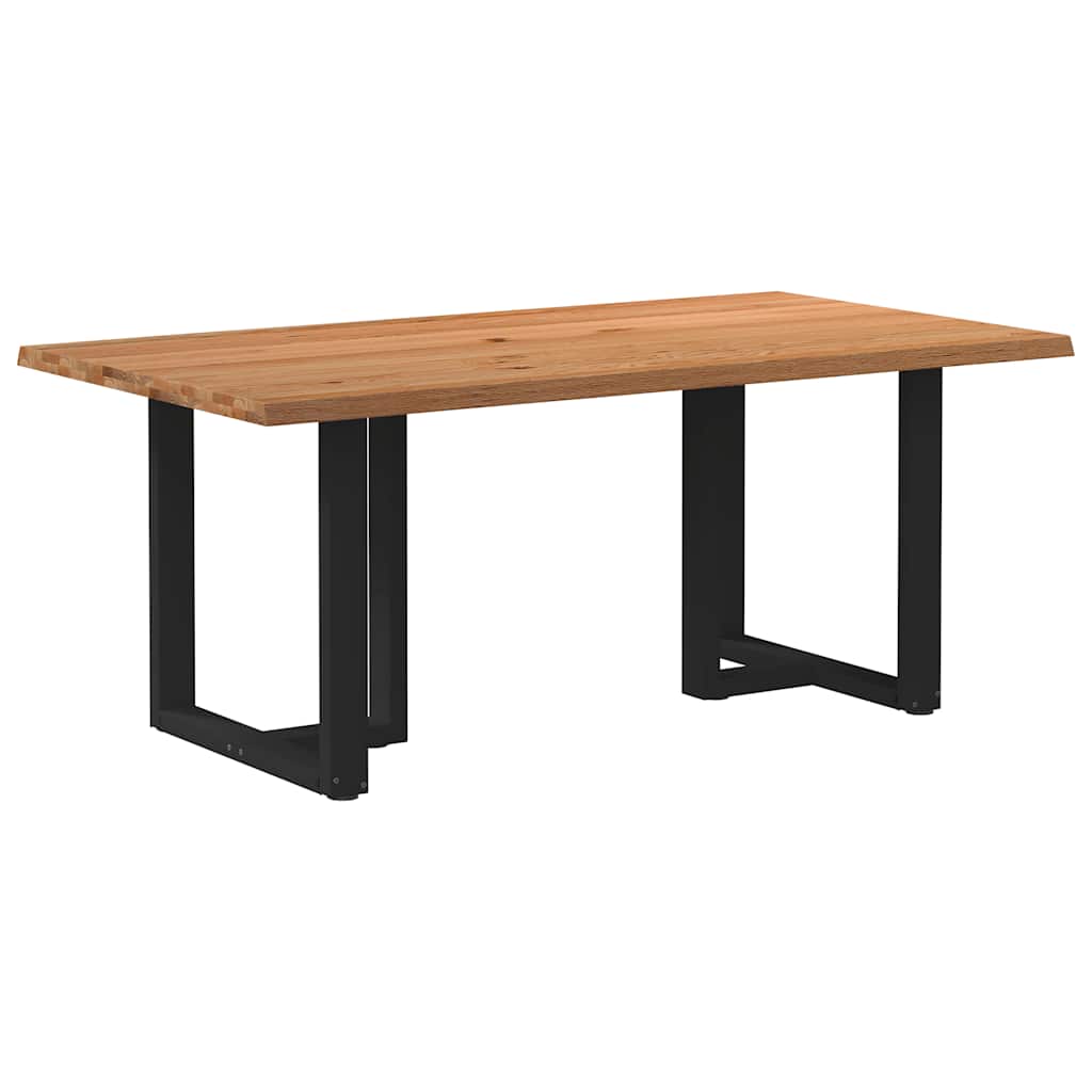 Eettafel Met Natuurlijke Rand Massief Eikenhout