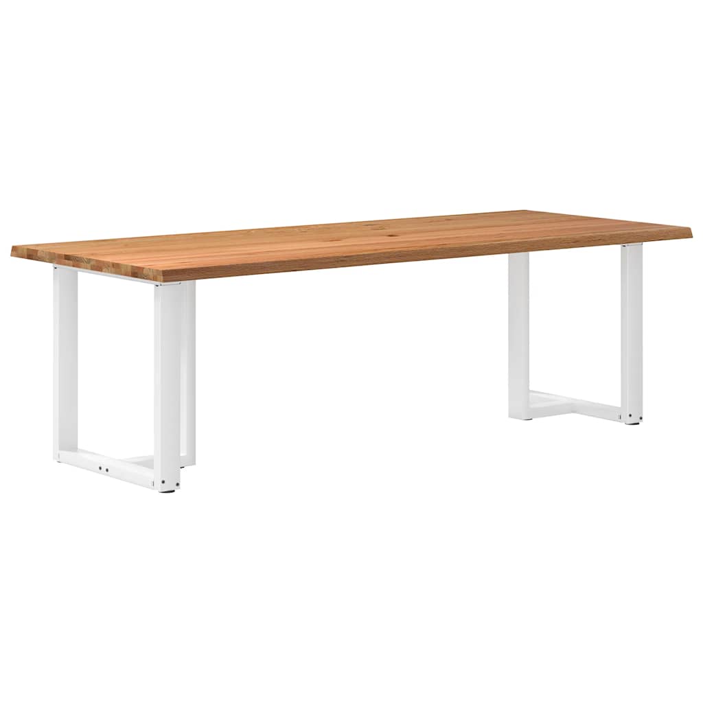 Eettafel Met Natuurlijke Rand Massief Eikenhout