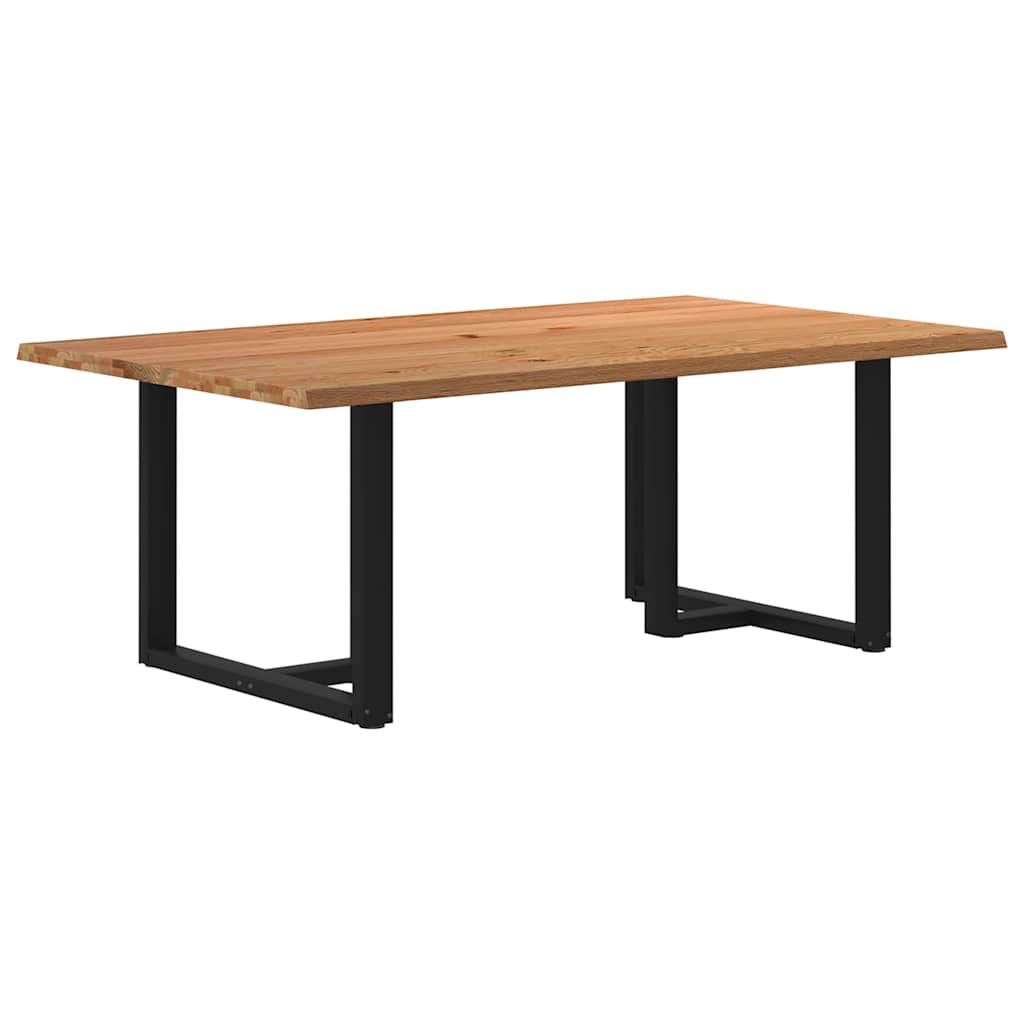 Eettafel Met Natuurlijke Rand Massief Eikenhout