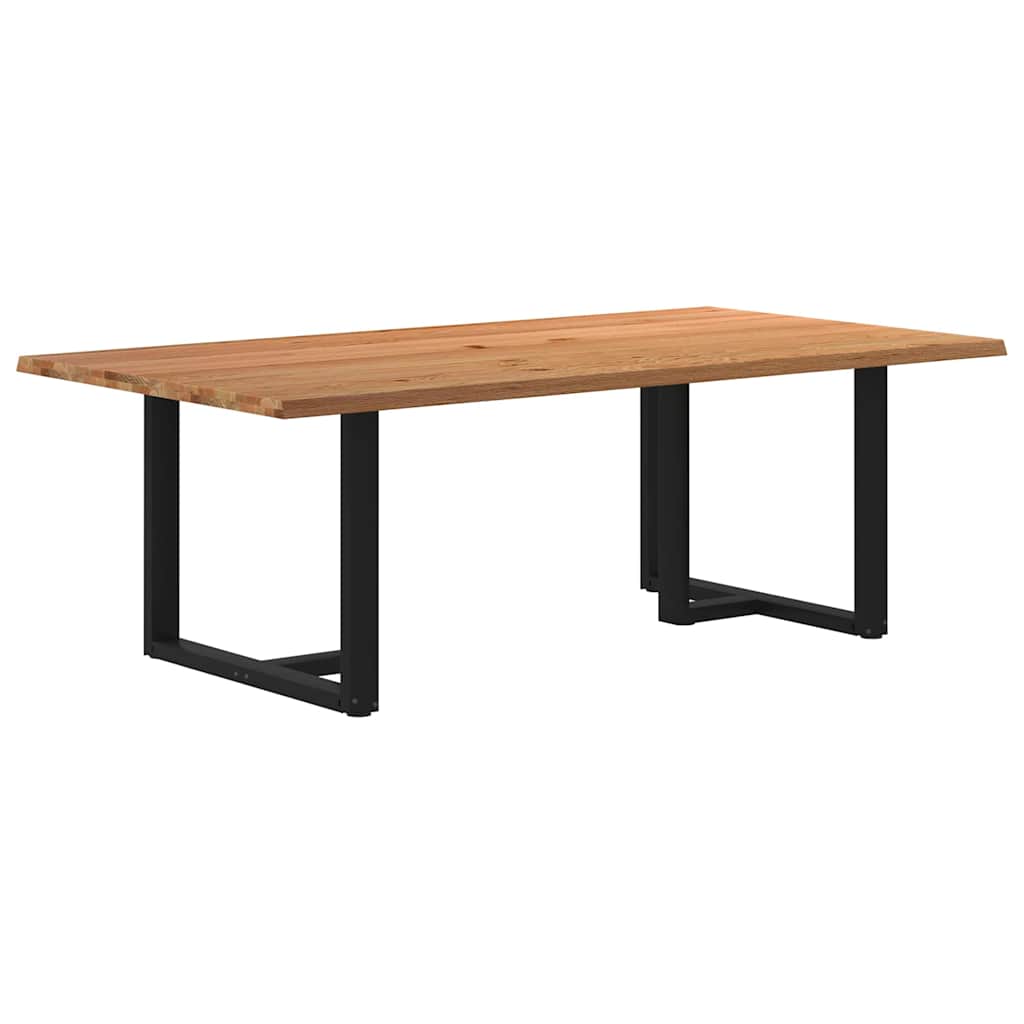 Eettafel Met Natuurlijke Rand Massief Eikenhout