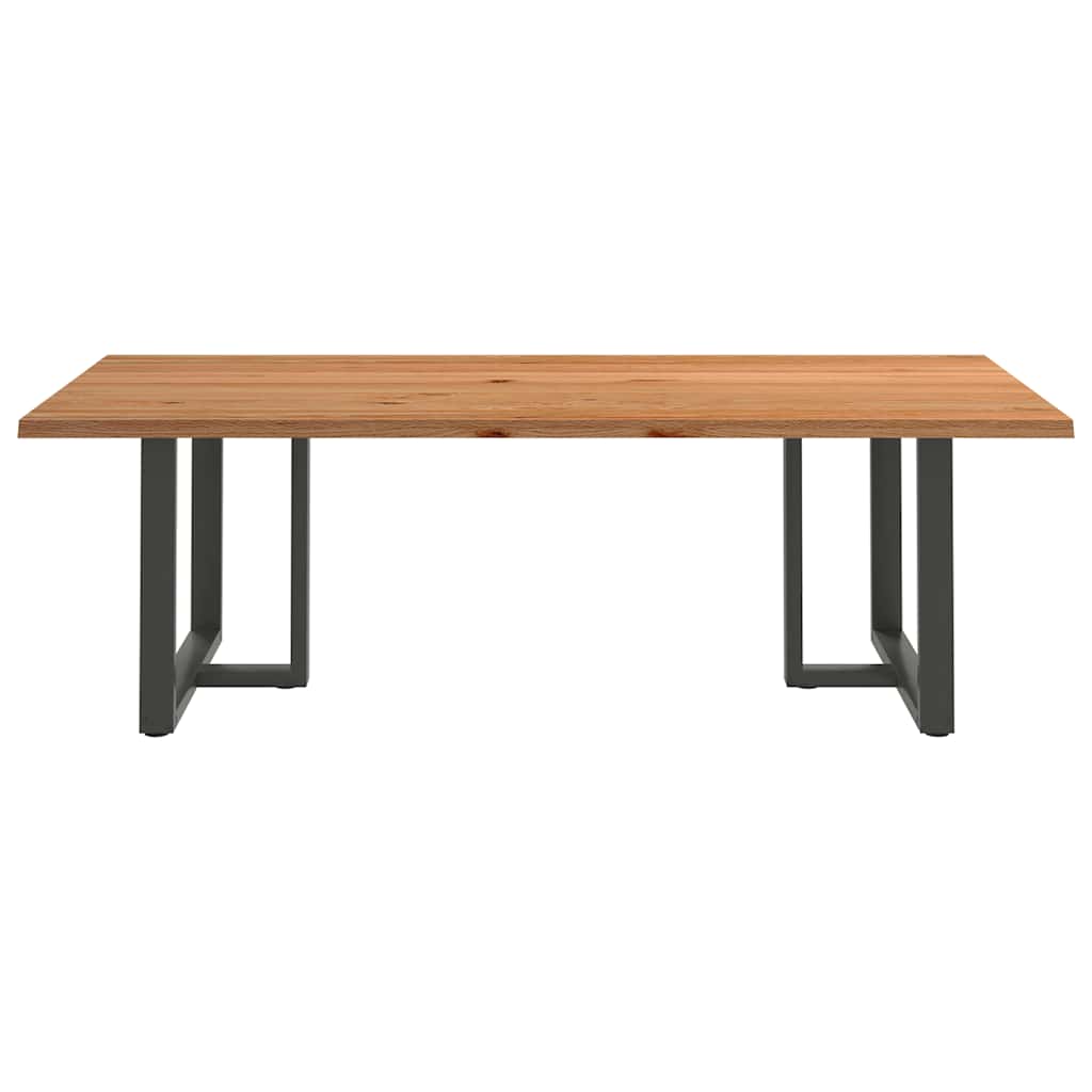 Eettafel Met Natuurlijke Rand Massief Eikenhout