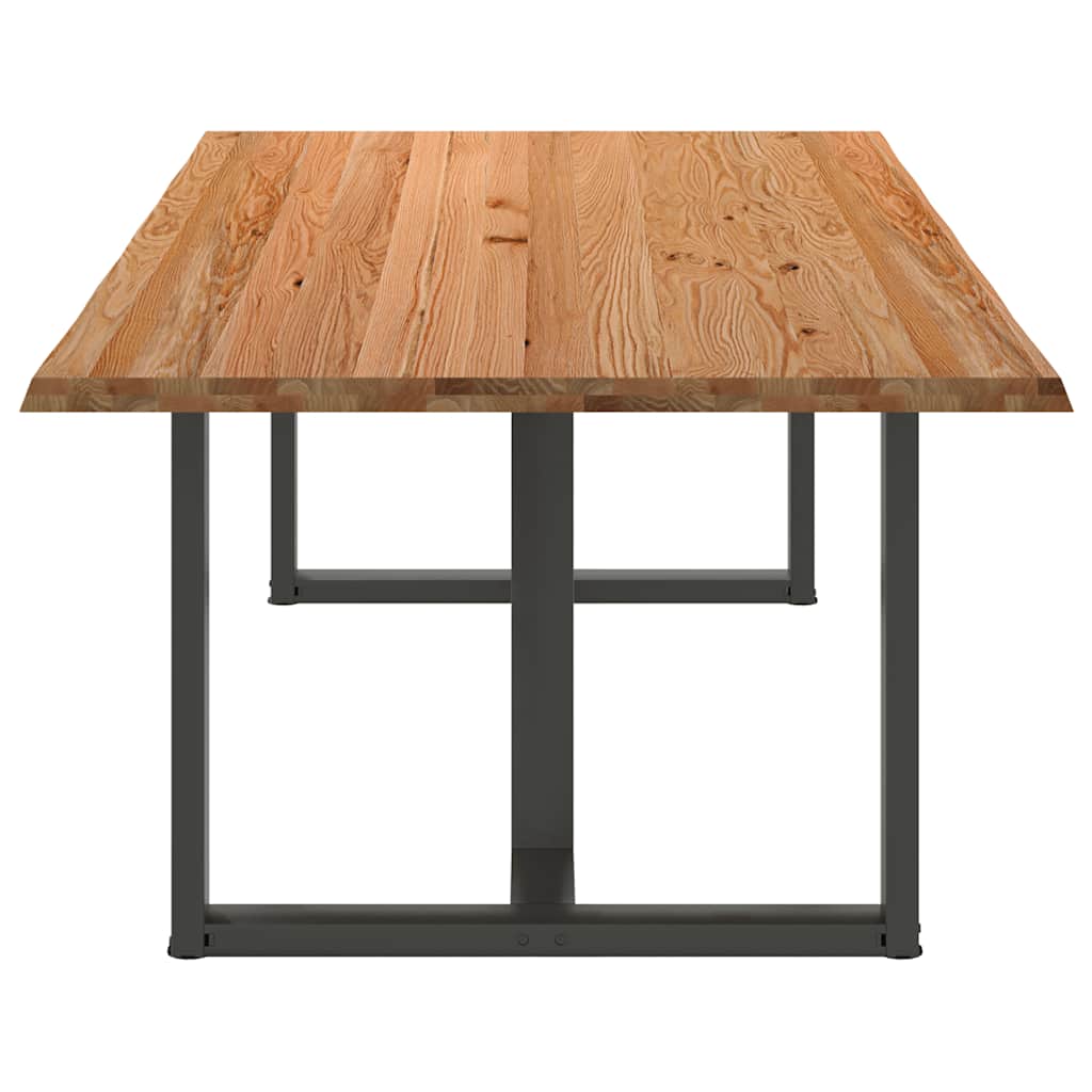 Eettafel Met Natuurlijke Rand Massief Eikenhout