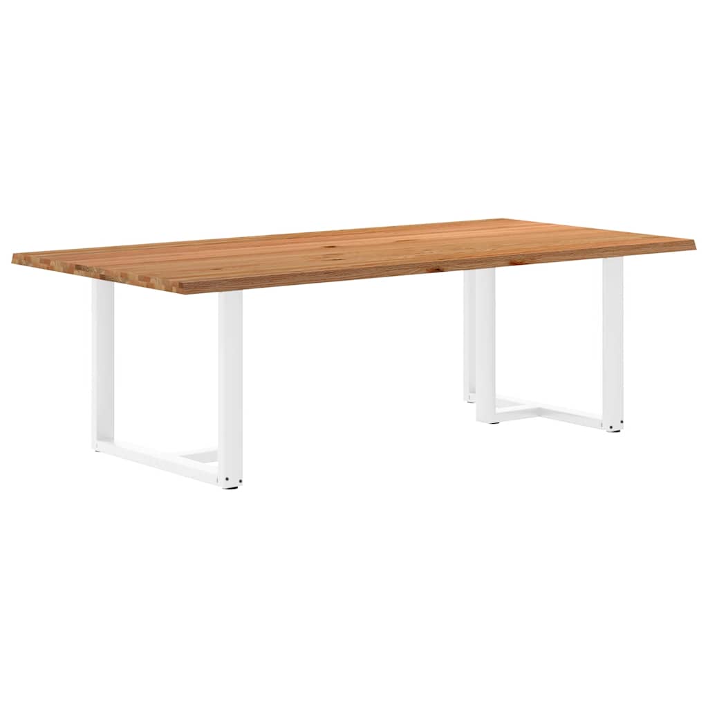 Eettafel Met Natuurlijke Rand Massief Eikenhout