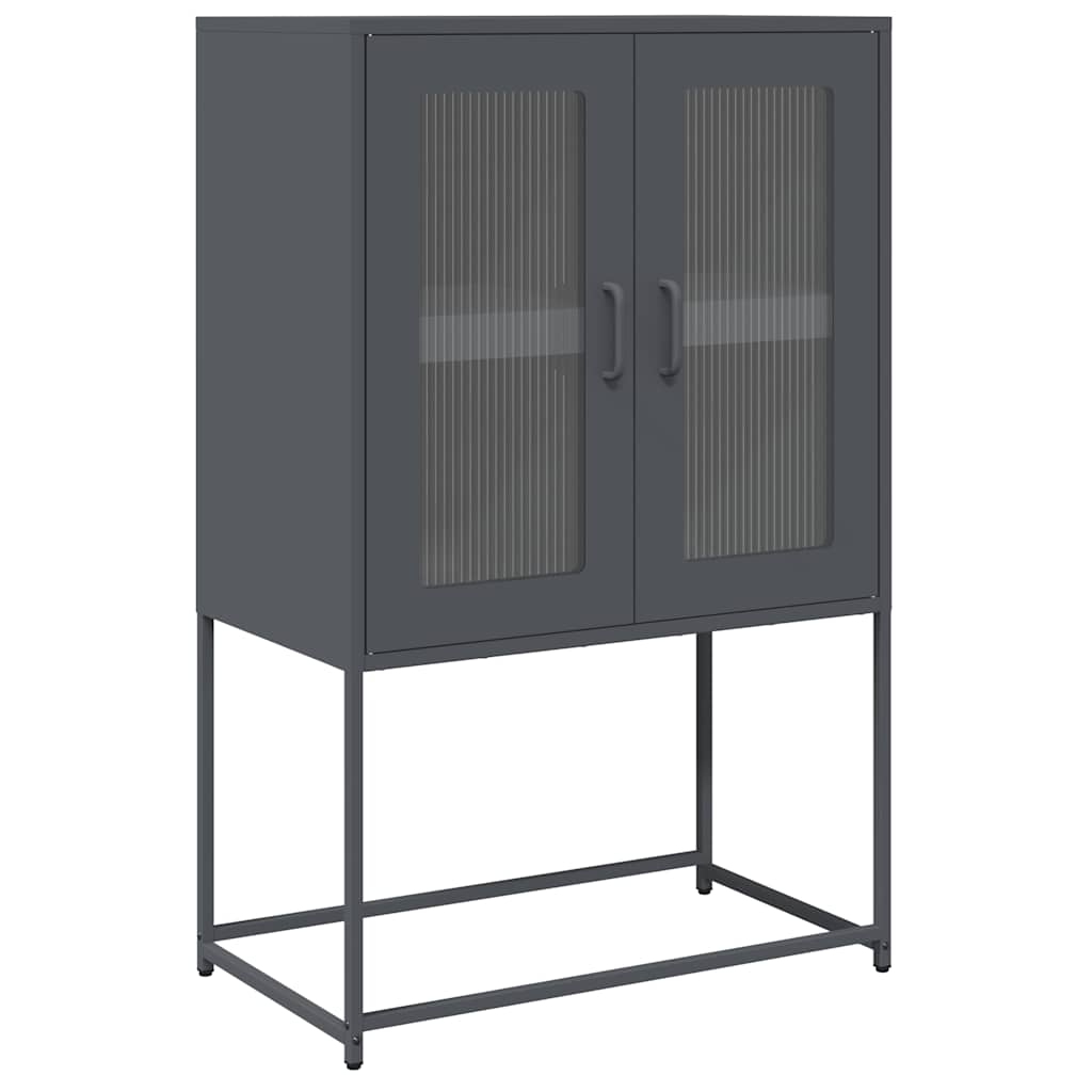Hoge Kast 68X39X107 Cm Staal Kleurig