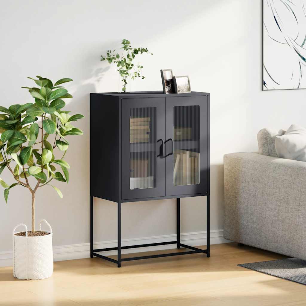 Hoge Kast 68X39X107 Cm Staal Kleurig