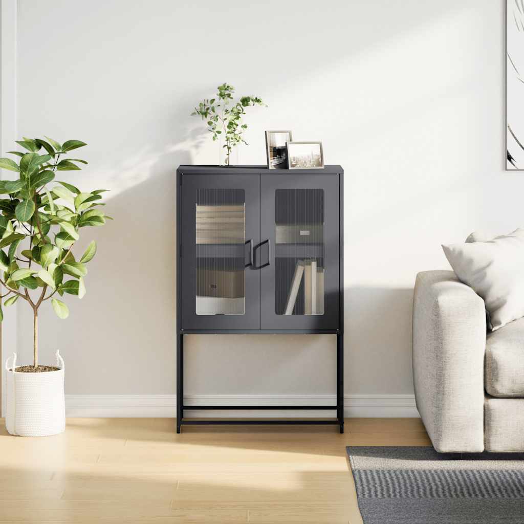 Hoge Kast 68X39X107 Cm Staal Kleurig