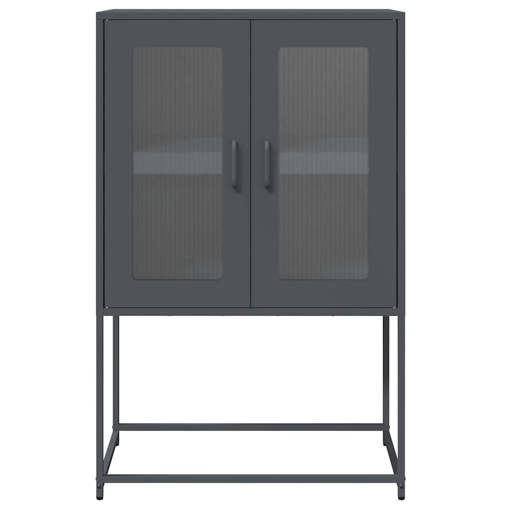 Hoge Kast 68X39X107 Cm Staal Kleurig