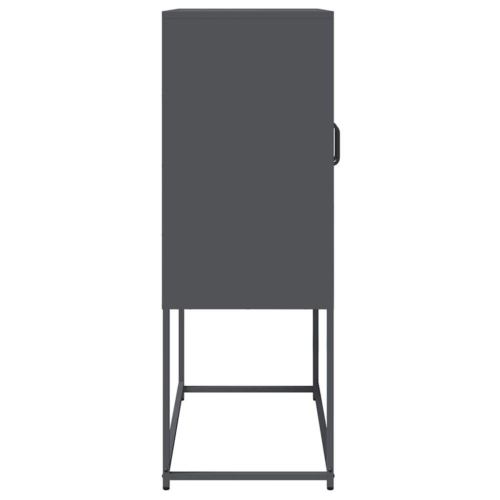 Hoge Kast 68X39X107 Cm Staal Kleurig