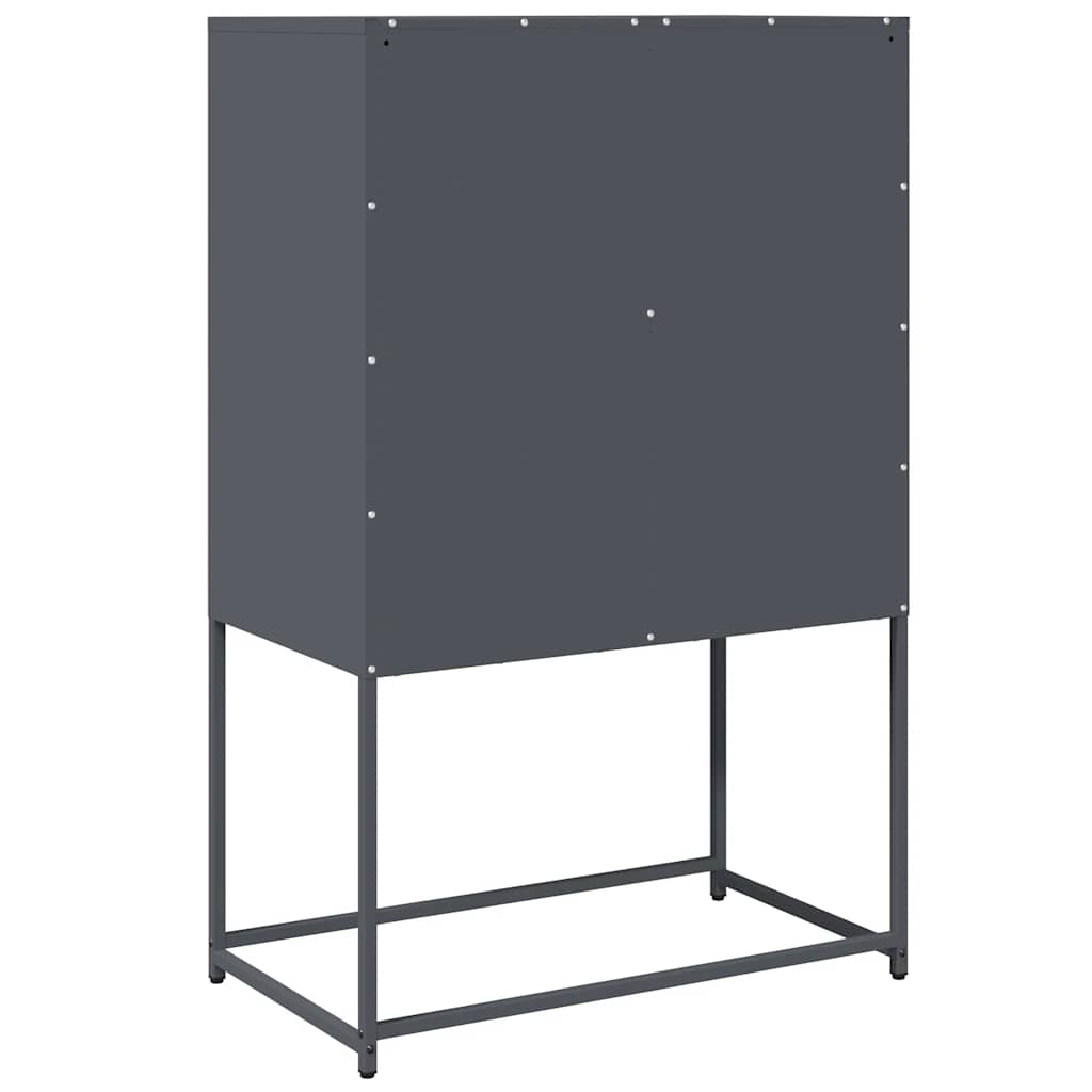 Hoge Kast 68X39X107 Cm Staal Kleurig