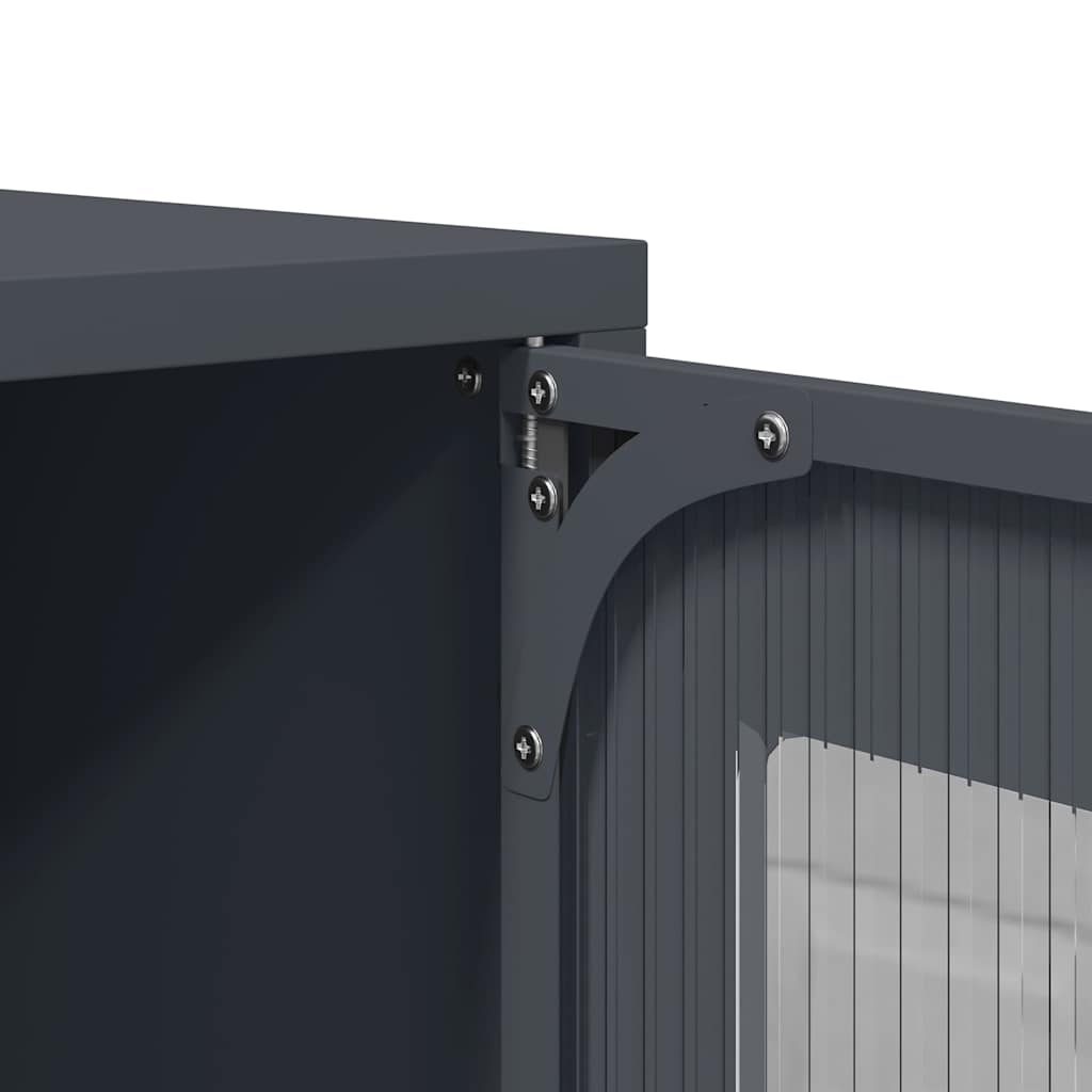 Hoge Kast 68X39X107 Cm Staal Kleurig