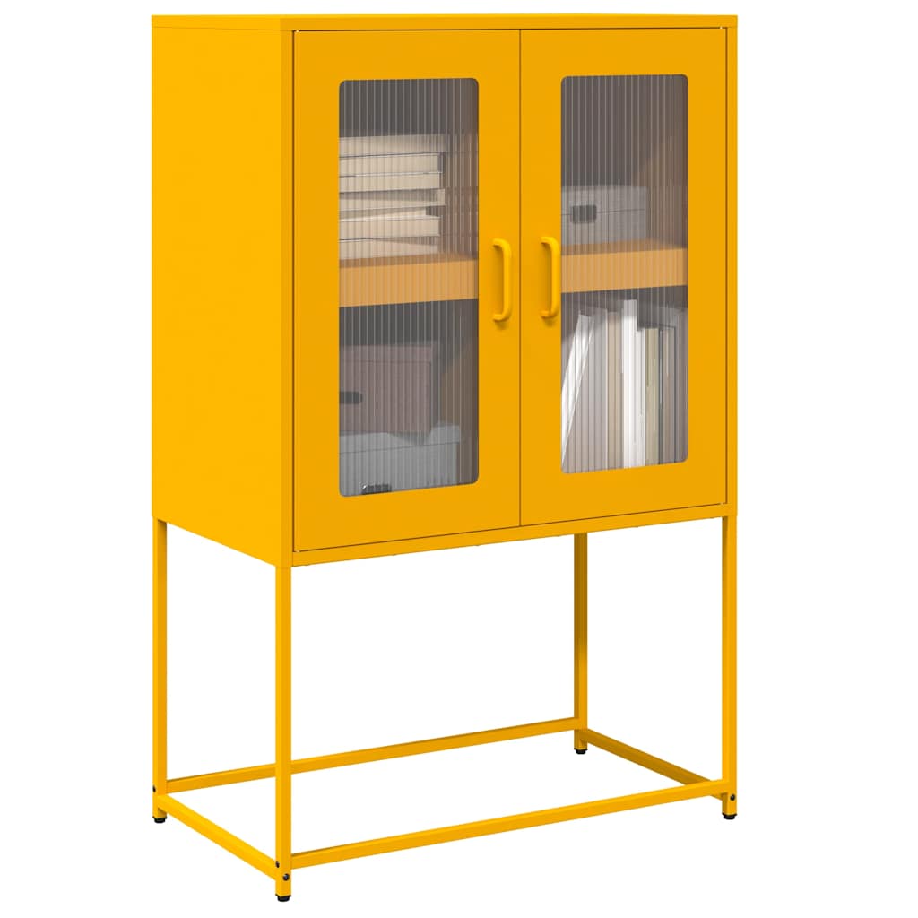 Hoge Kast 68X39X107 Cm Staal Kleurig