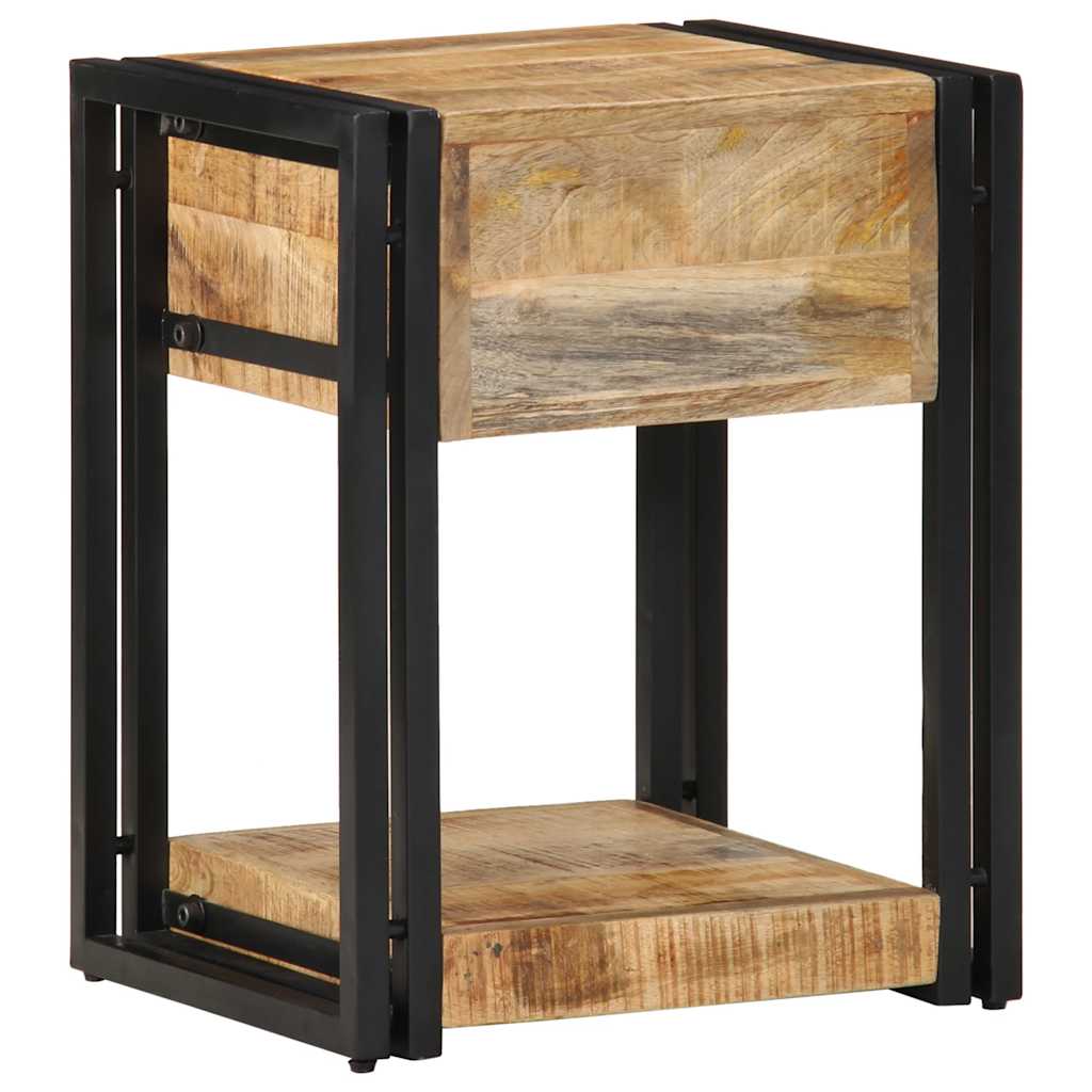 Nachtkastje Massief Ruw Hout Mango