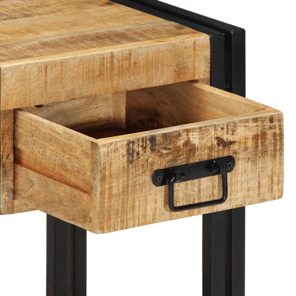 Nachtkastje Massief Ruw Hout Mango