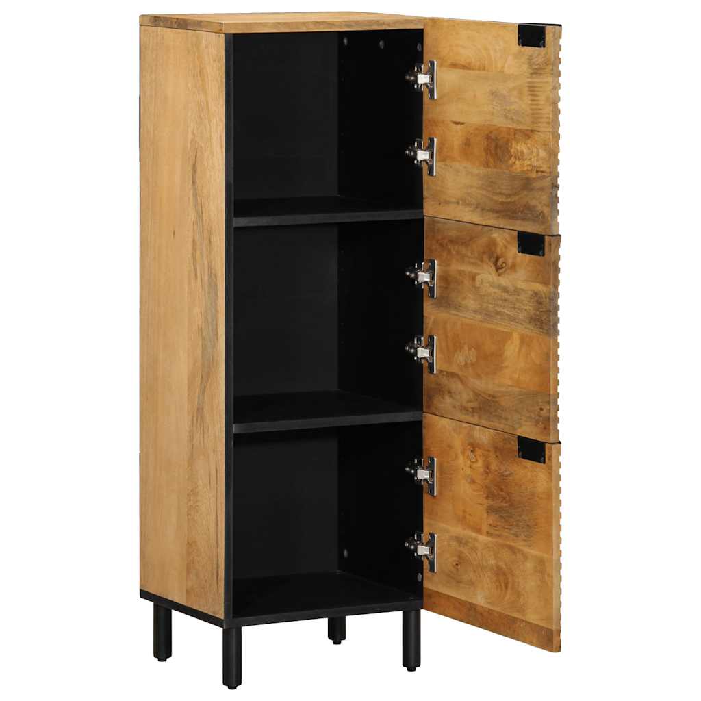Hoge Kast 40X33X110 Cm Massief Mango