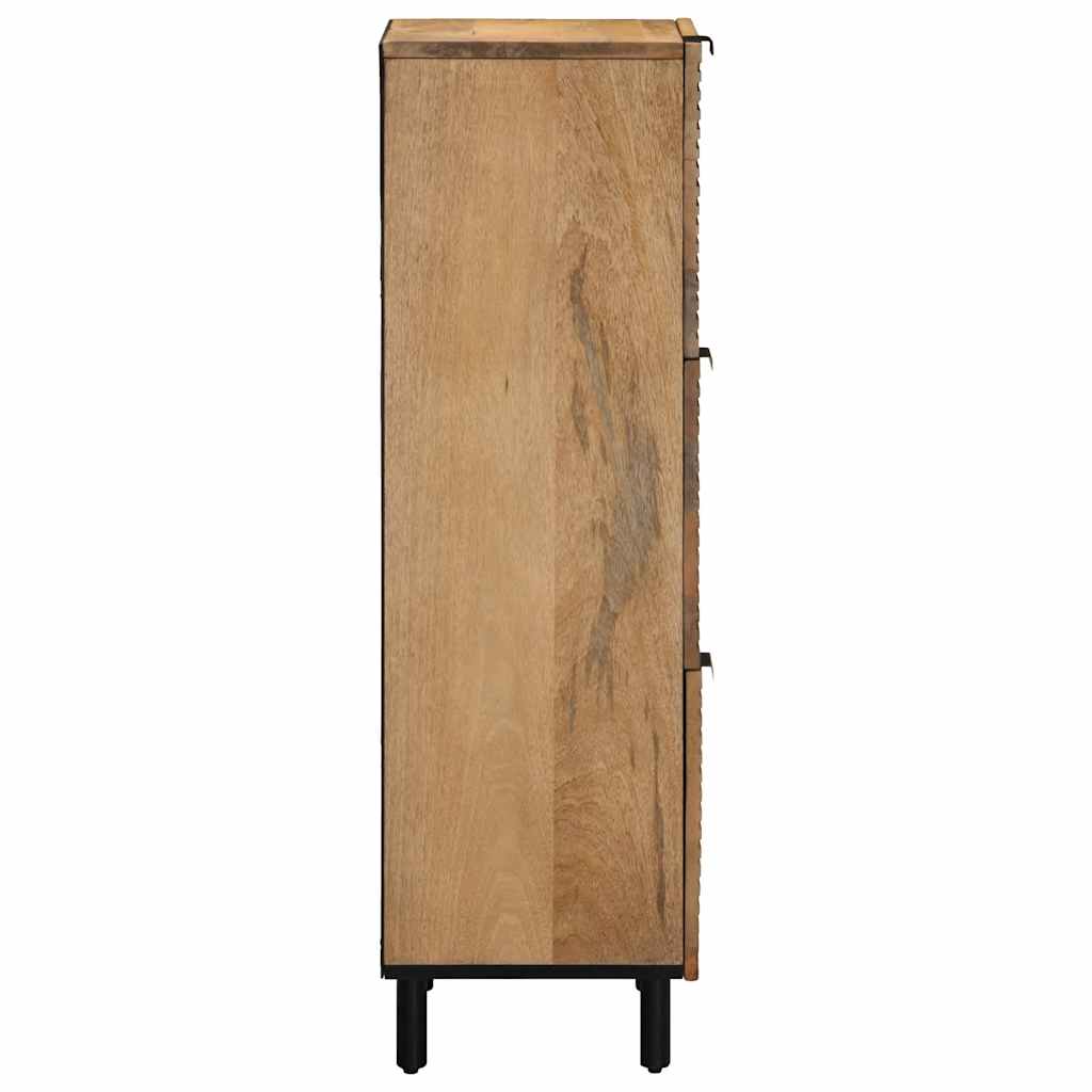 Hoge Kast 40X33X110 Cm Massief Mango