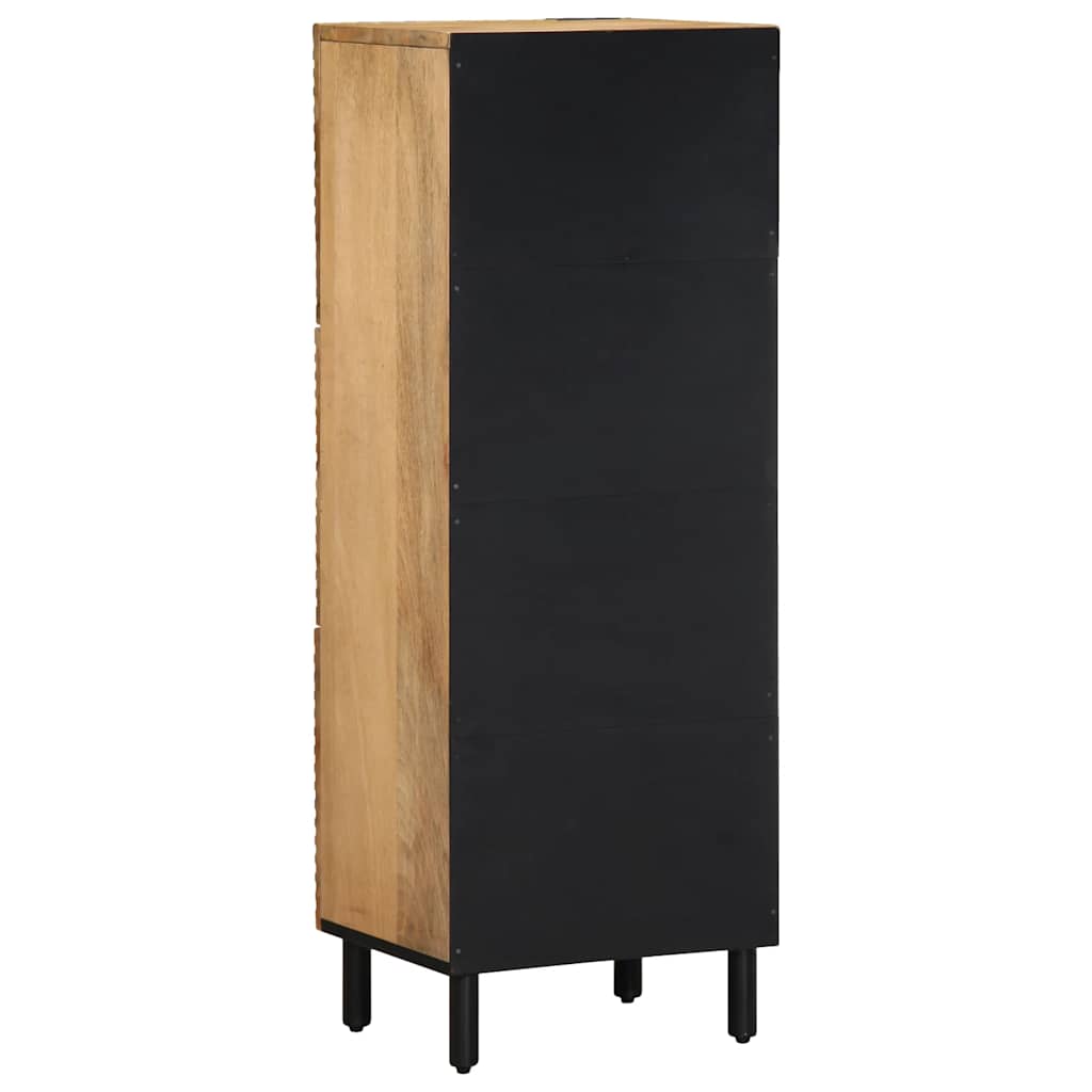 Hoge Kast 40X33X110 Cm Massief Mango