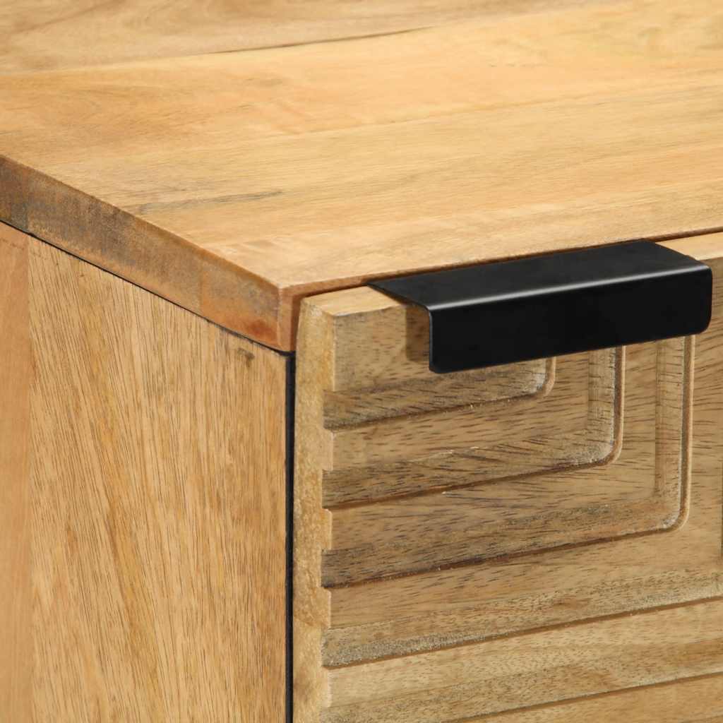 Hoge Kast 40X33X110 Cm Massief Mango
