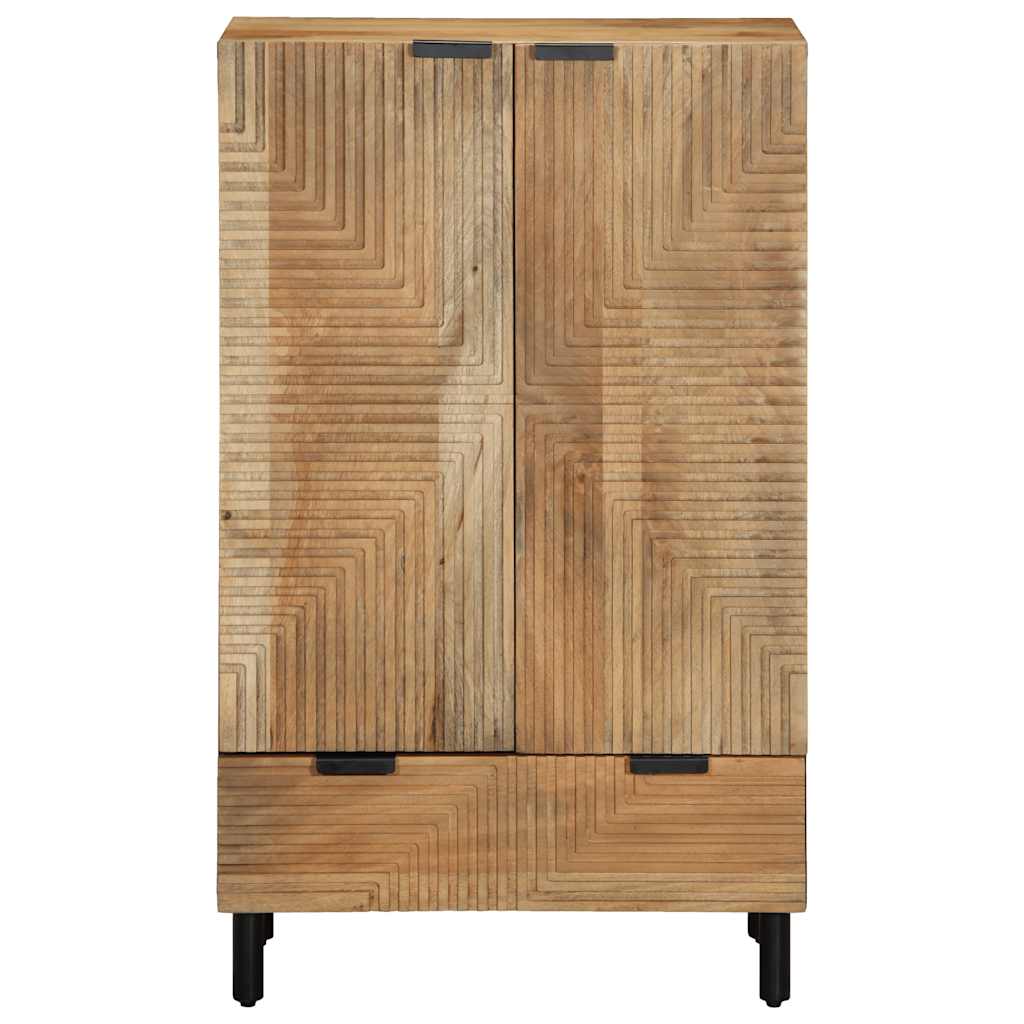 Hoge Kast 60X33X100 Cm Massief Mango