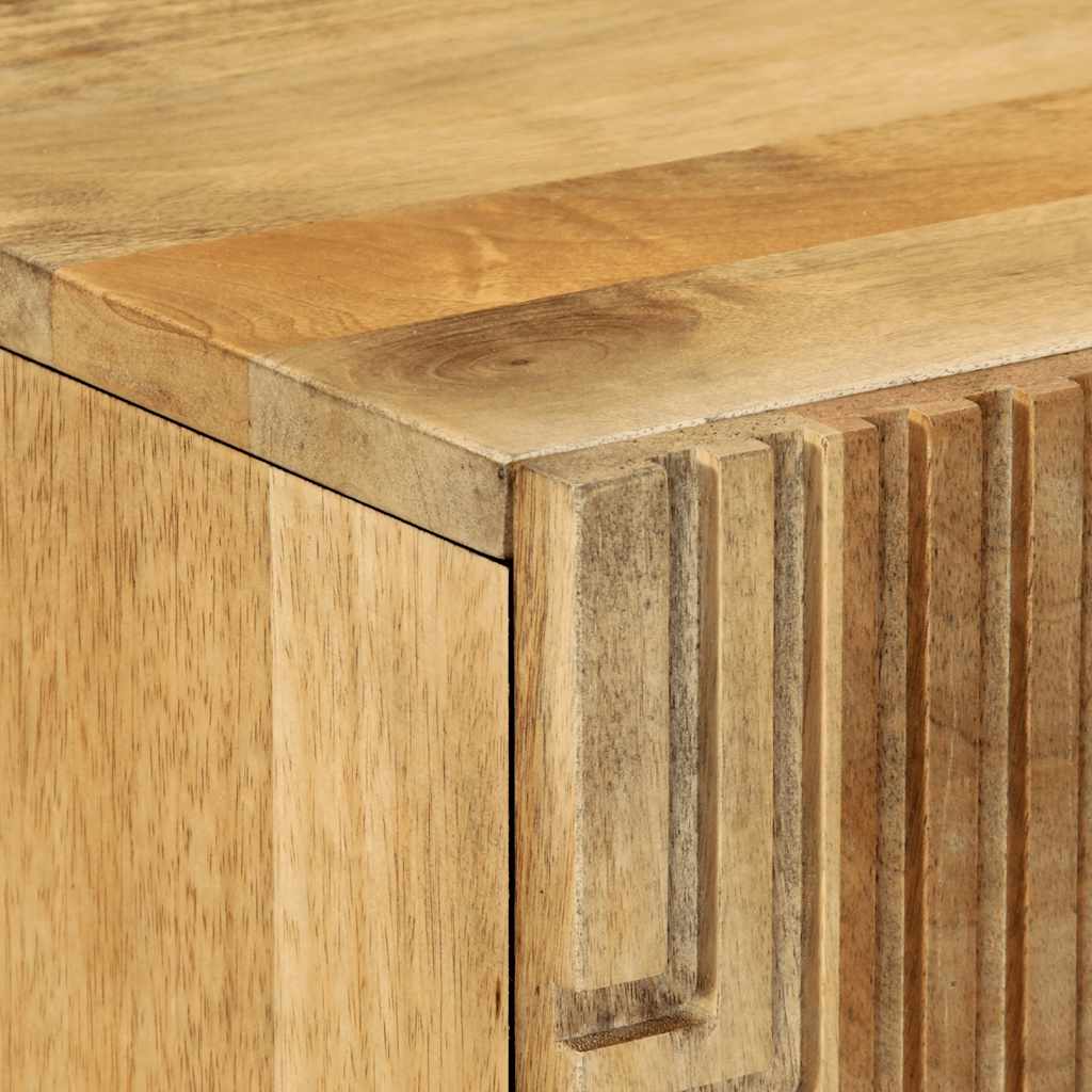 Hoge Kast 60X33X100 Cm Massief Mango