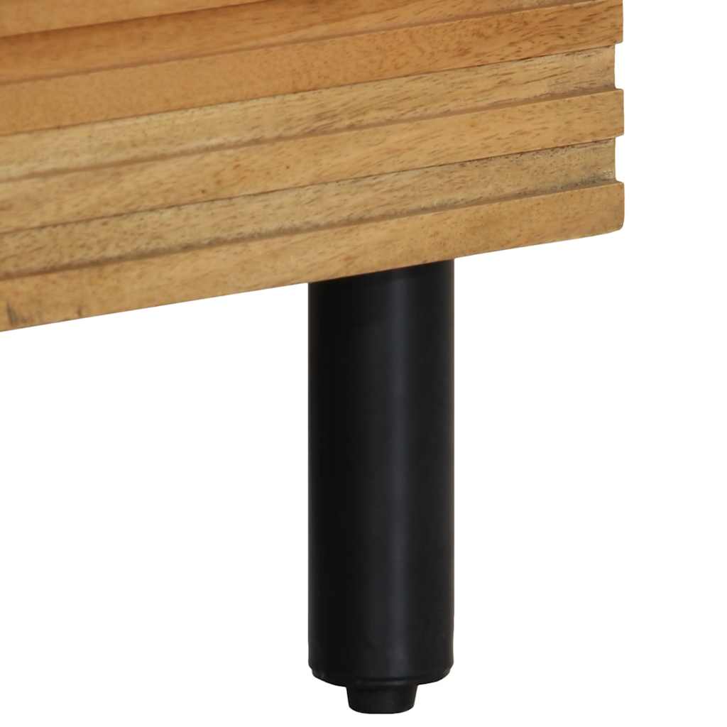 Hoge Kast 60X33X100 Cm Massief Mango