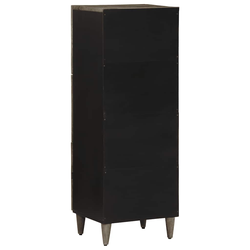 Hoge Kast 40X33X110 Cm Massief Mangohout