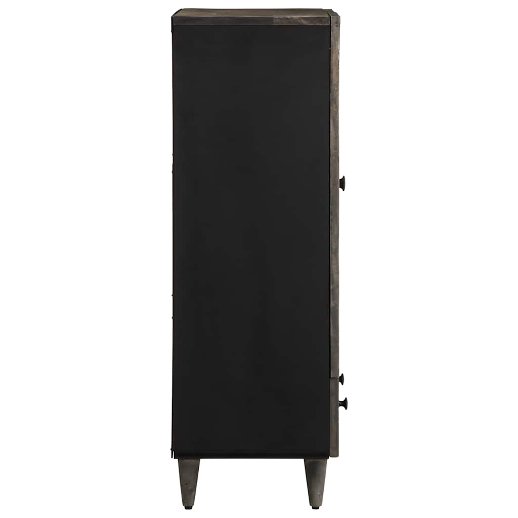 Hoge Kast 60X33X110 Cm Massief Mangohout