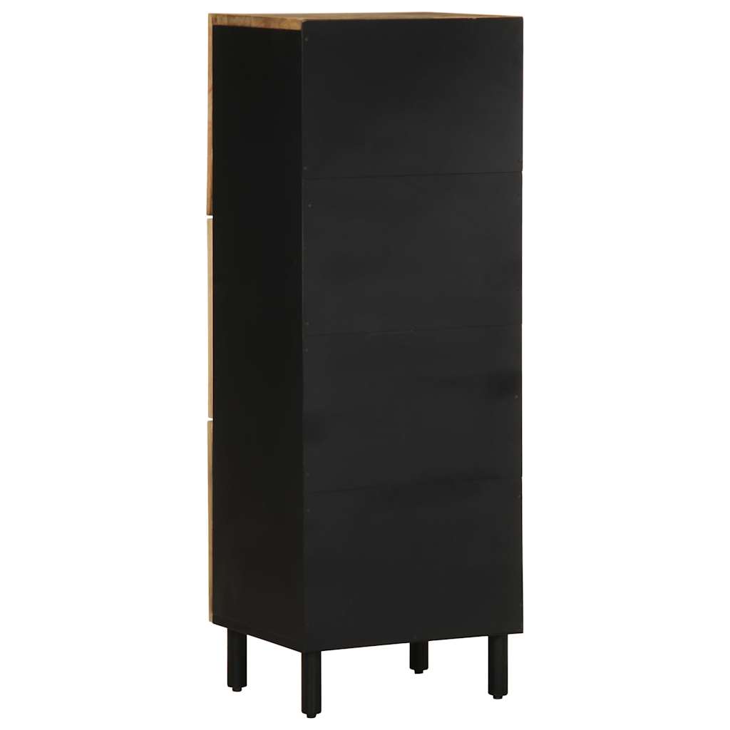 Hoge Kast 40X33,5X110 Cm Massief Ruw Mangohout