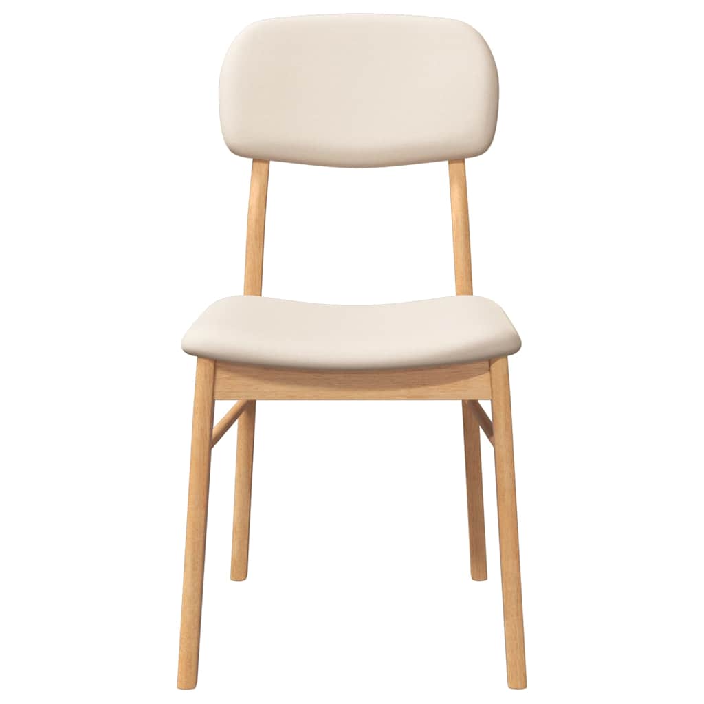 Eetkamerstoelen Met Kussens Massief Hout Rubber