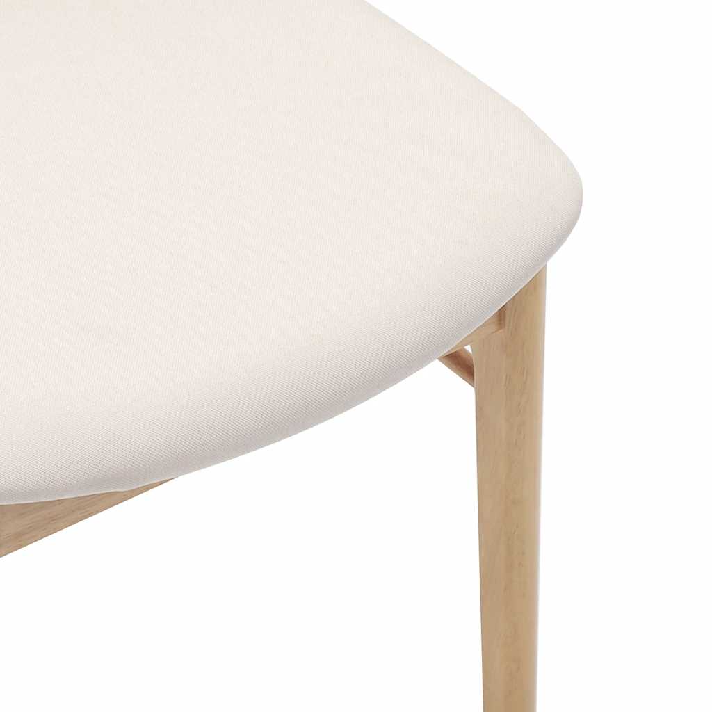 Eetkamerstoelen Met Kussens Massief Hout Rubber