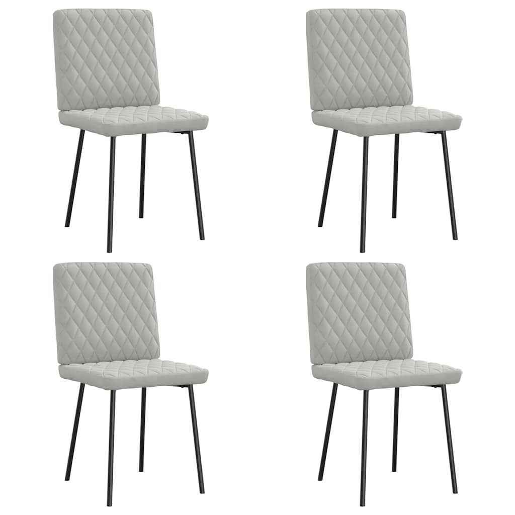 Eetkamerstoelen Fluweel Kleurig