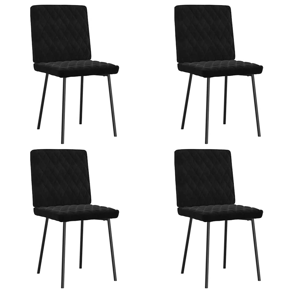 Eetkamerstoelen Fluweel Kleurig
