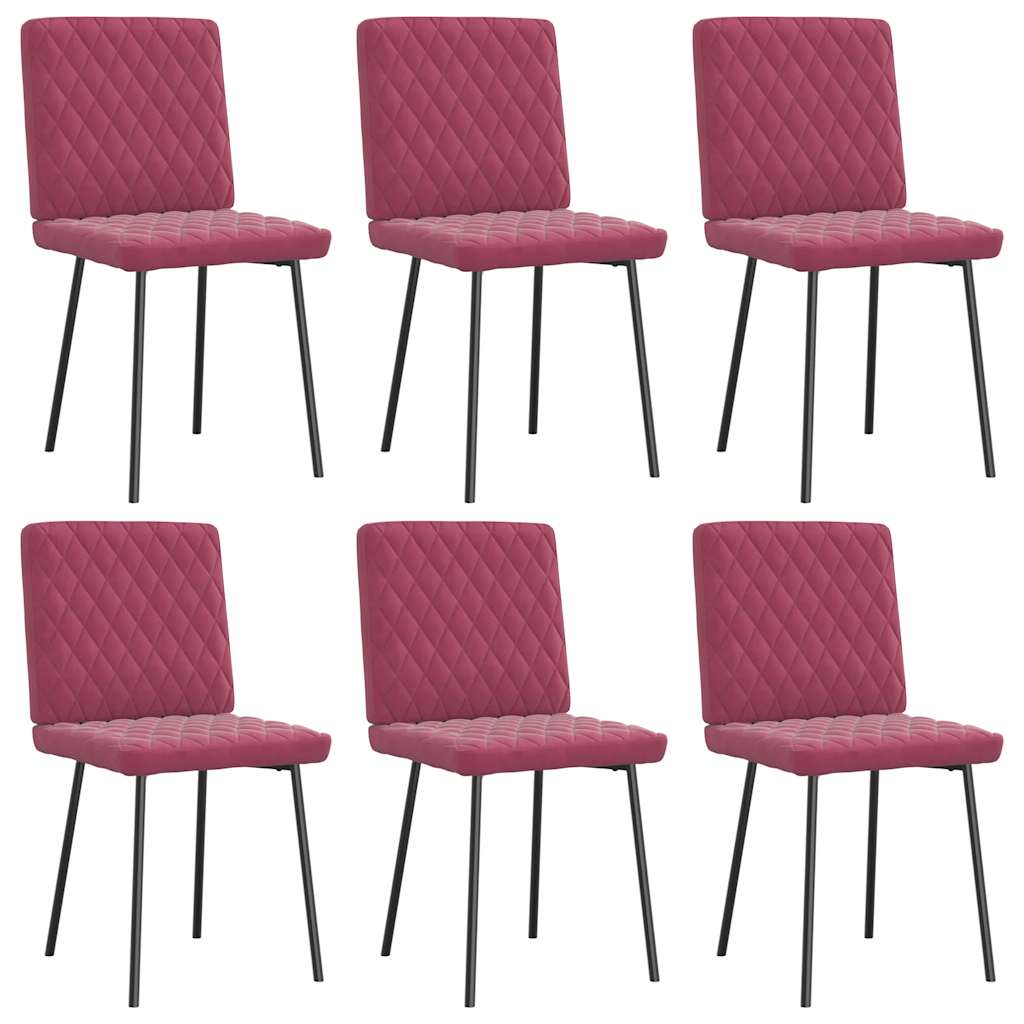 Eetkamerstoelen Fluweel Kleurig