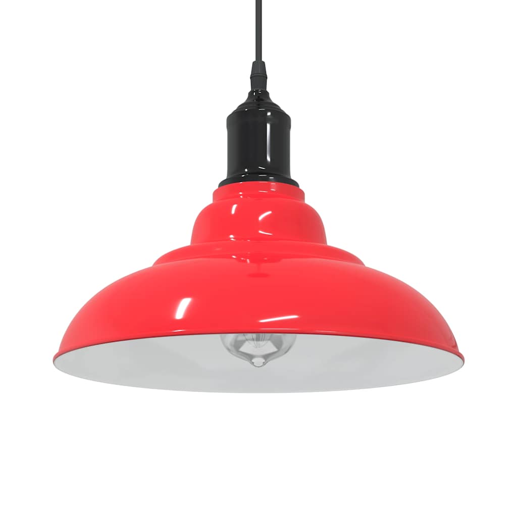 Hanglamp In Hoogte Verstelbaar E27 Ø31 Cm Metaal Glanzend Groen