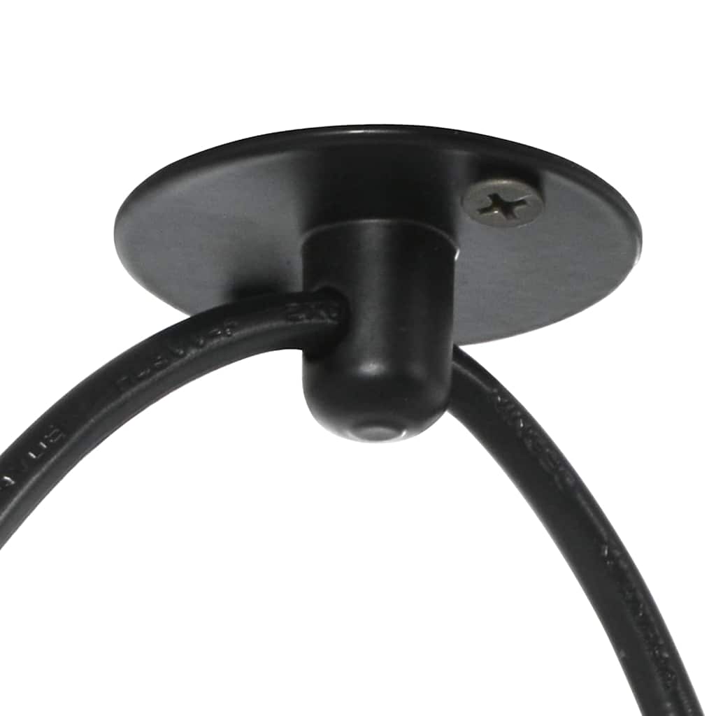 Hanglamp E27 Metaal Zwart